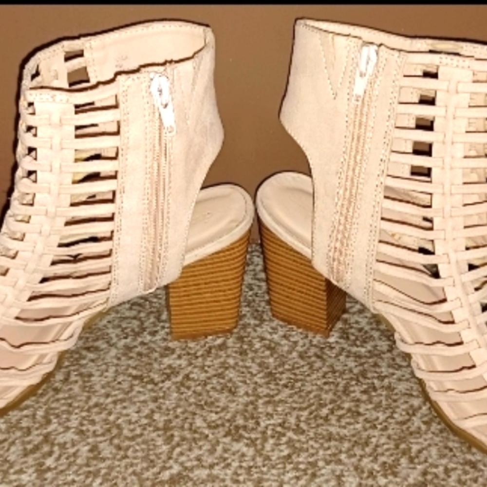 Strappy heels